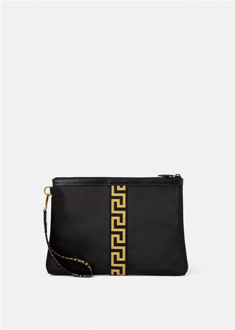 versace men small leather goods|versace leather handbags.